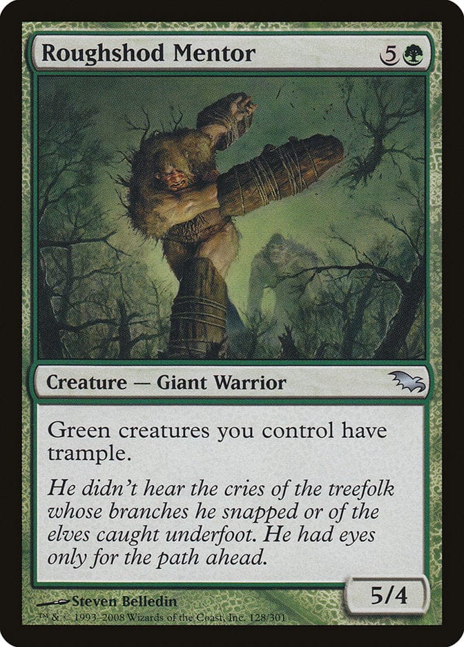 Roughshod Mentor [Shadowmoor] Magic: The Gathering
