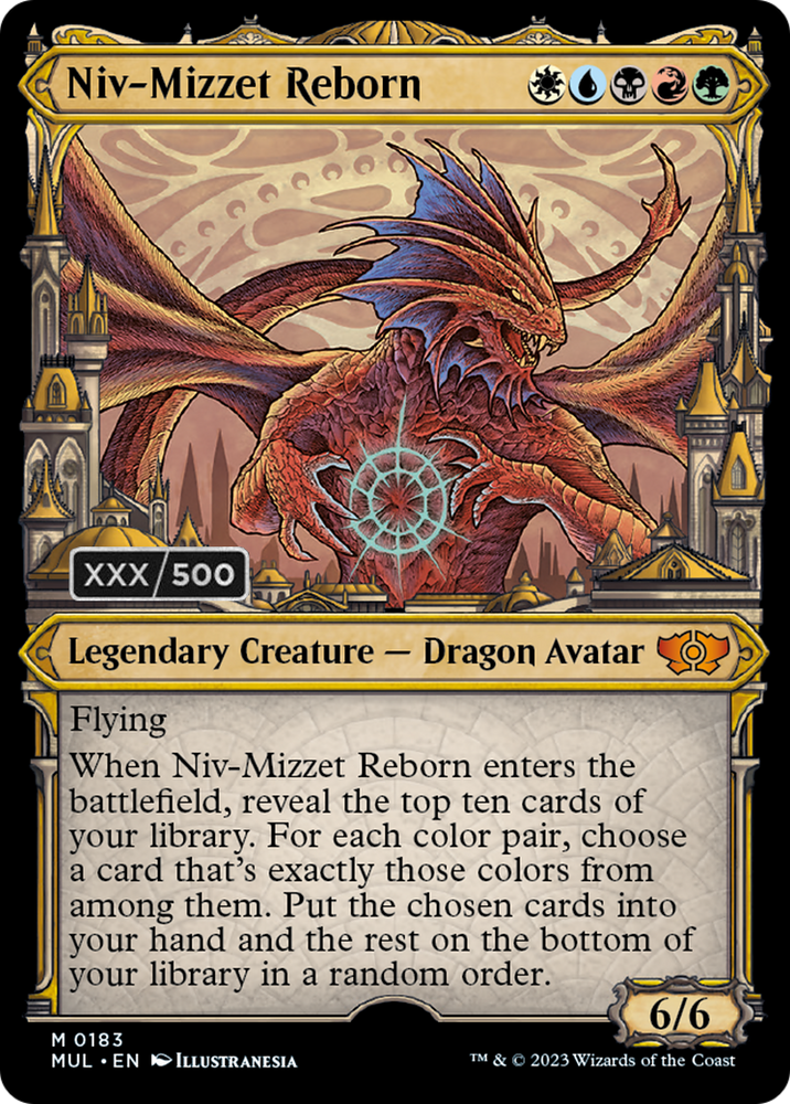 Niv-Mizzet Reborn (Serialized) [Multiverse Legends] Magic: The Gathering