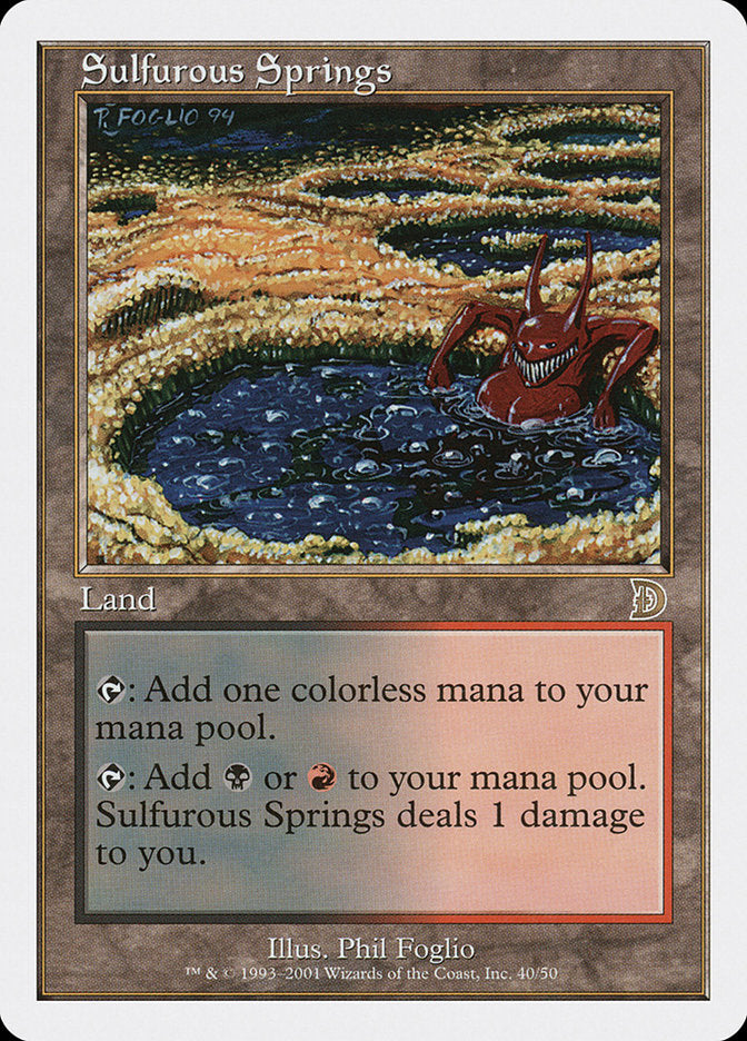 Sulfurous Springs [Deckmasters] Magic: The Gathering