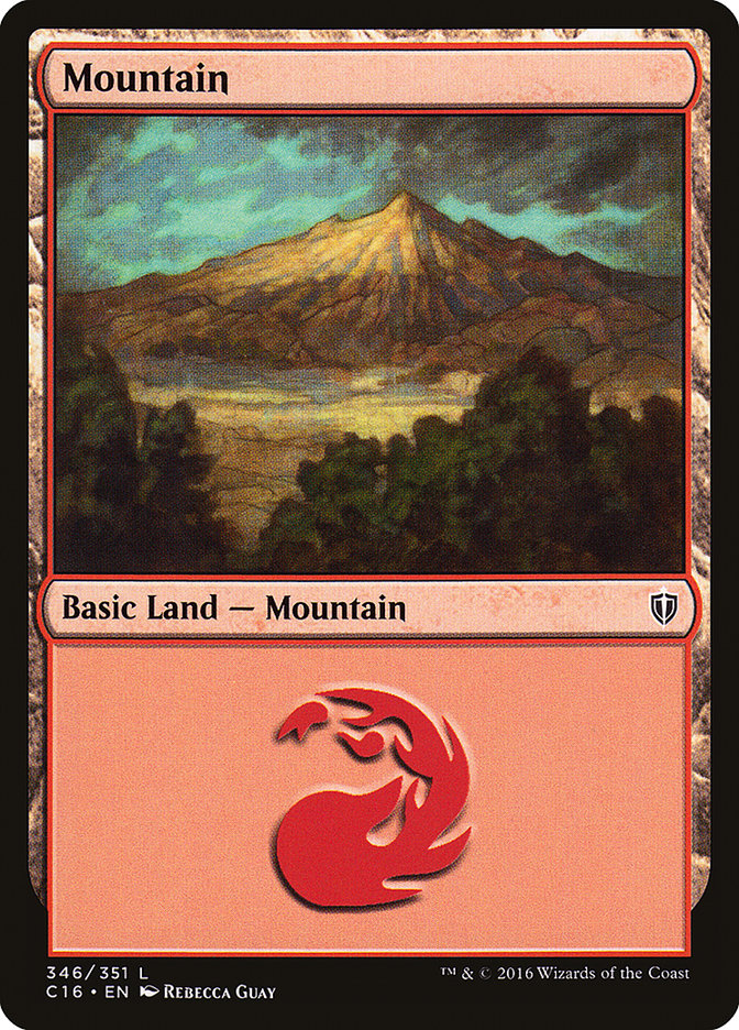 Mountain (346) [Commander 2016] Magic: The Gathering