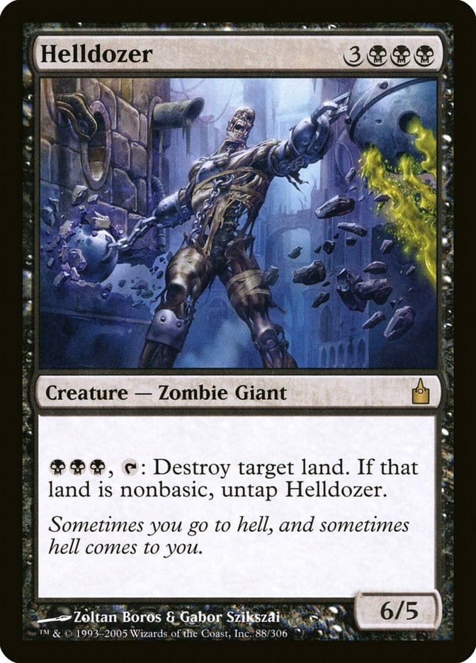 Helldozer [Ravnica: City of Guilds] Magic: The Gathering