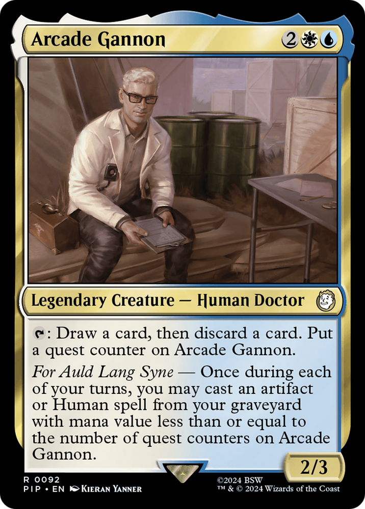 Arcade Gannon [Fallout] Magic: The Gathering
