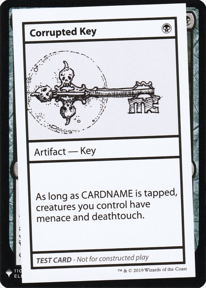 Corrupted Key [Mystery Booster Playtest Cards] Magic: The Gathering