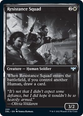 Resistance Squad [Innistrad: Double Feature] Magic: The Gathering
