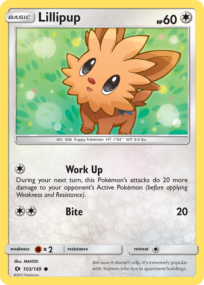 Lillipup (103/149) [Sun & Moon: Base Set] Pokémon