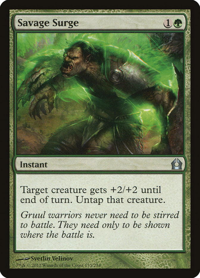 Savage Surge [Return to Ravnica] Magic: The Gathering