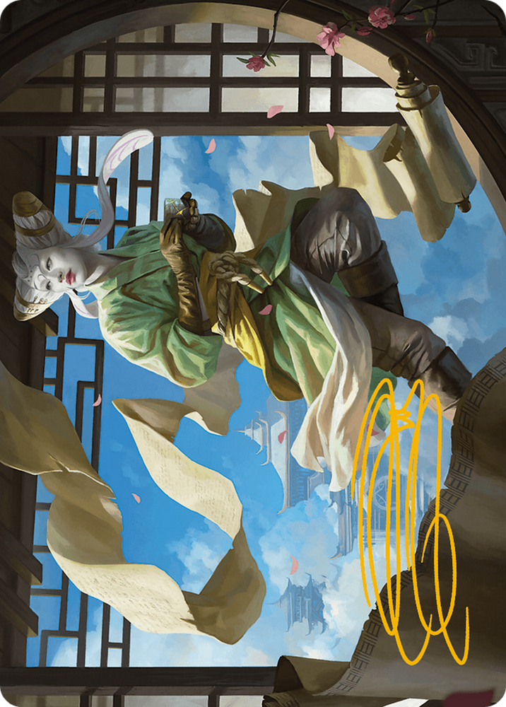 Tamiyo, Inquisitive Student Art Card (Gold-Stamped Signature) [Modern Horizons 3 Art Series] Magic: The Gathering