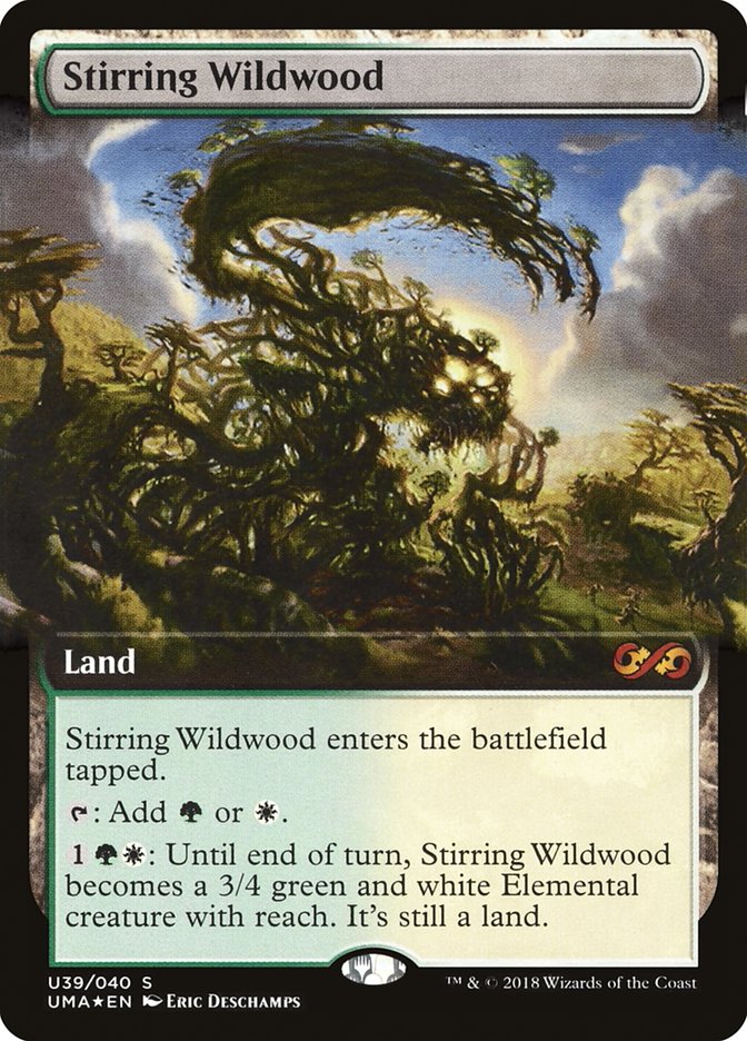 Stirring Wildwood (Topper) [Ultimate Masters Box Topper] Magic: The Gathering