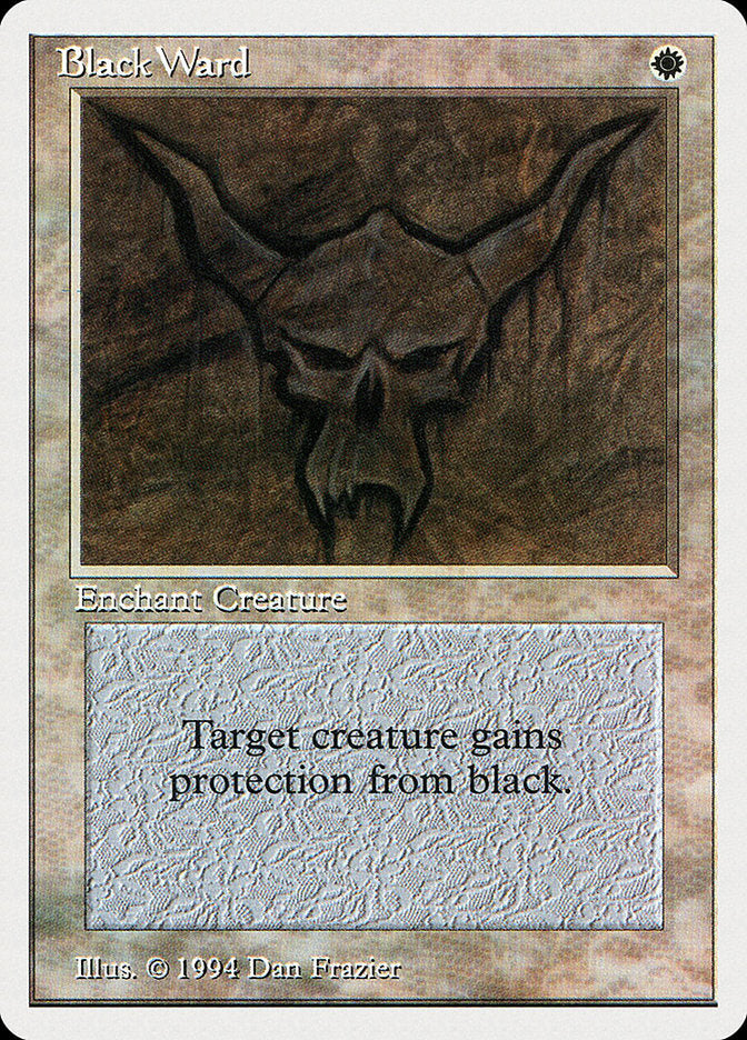 Black Ward [Summer Magic / Edgar] Magic: The Gathering