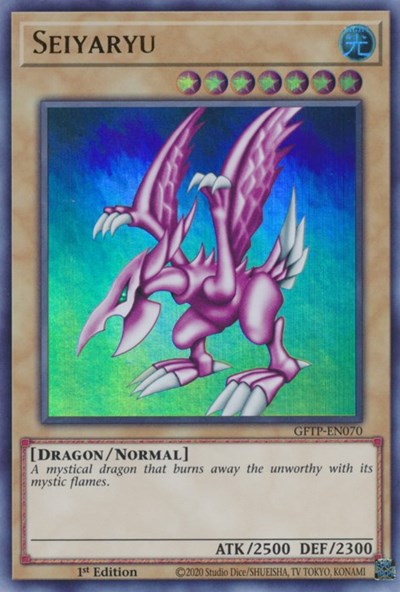 Seiyaryu [GFTP-EN070] Ultra Rare - Yugioh Cards For Your TCG Needs!