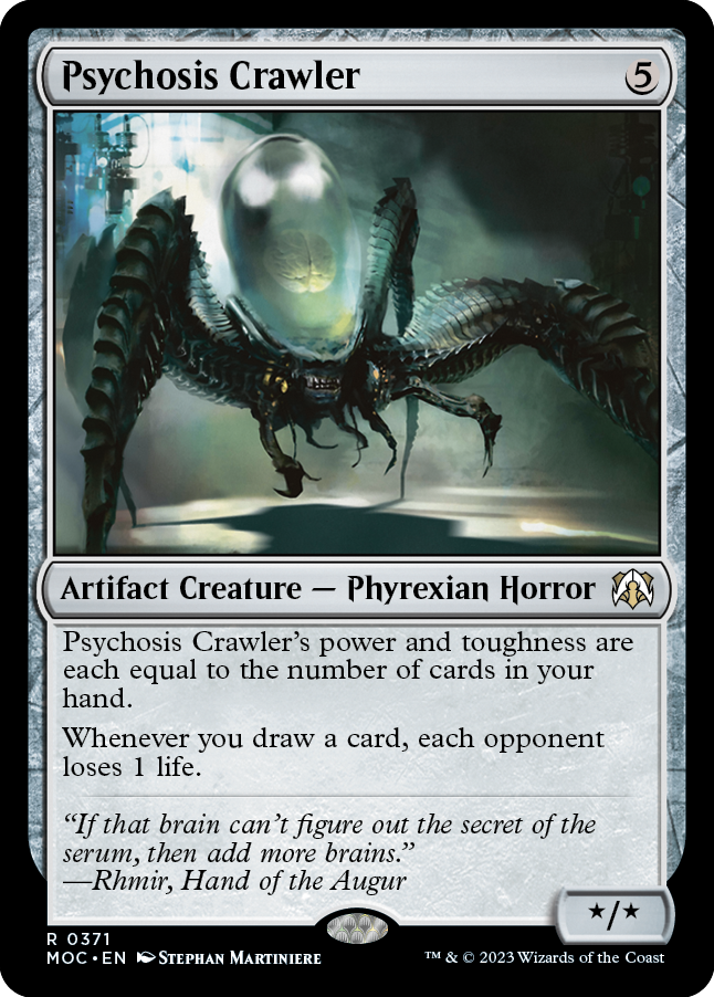 Psychosis Crawler [March of the Machine Commander] Magic: The Gathering