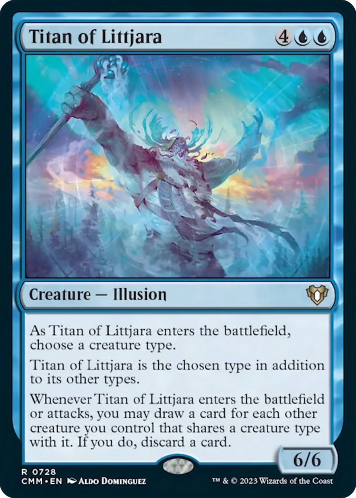 Titan of Littjara [Commander Masters] Magic: The Gathering