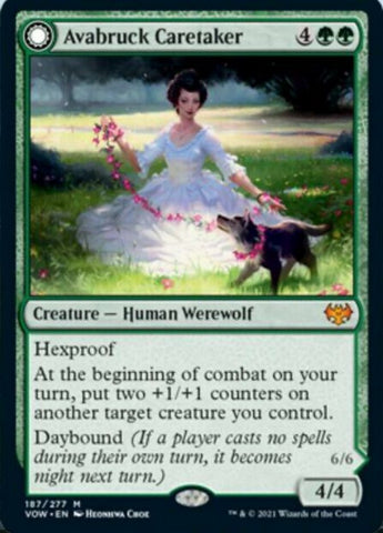 Avabruck Caretaker // Hollowhenge Huntmaster [Innistrad: Crimson Vow] Magic: The Gathering
