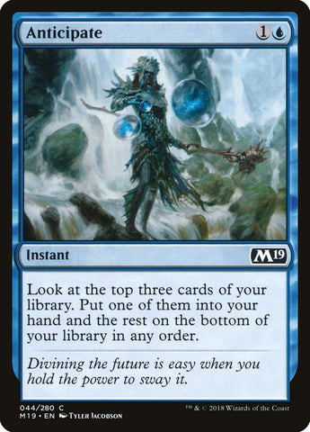 Anticipate [Core Set 2019] Magic: The Gathering