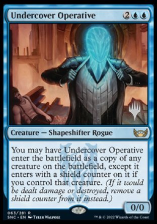 Undercover Operative (Promo Pack) [Streets of New Capenna Promos] Magic: The Gathering