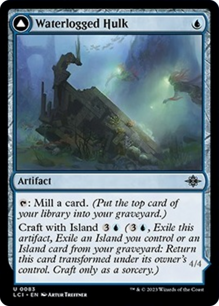 Waterlogged Hulk // Watertight Gondola [The Lost Caverns of Ixalan] Magic: The Gathering