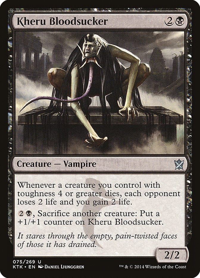 Kheru Bloodsucker [Khans of Tarkir] Magic: The Gathering