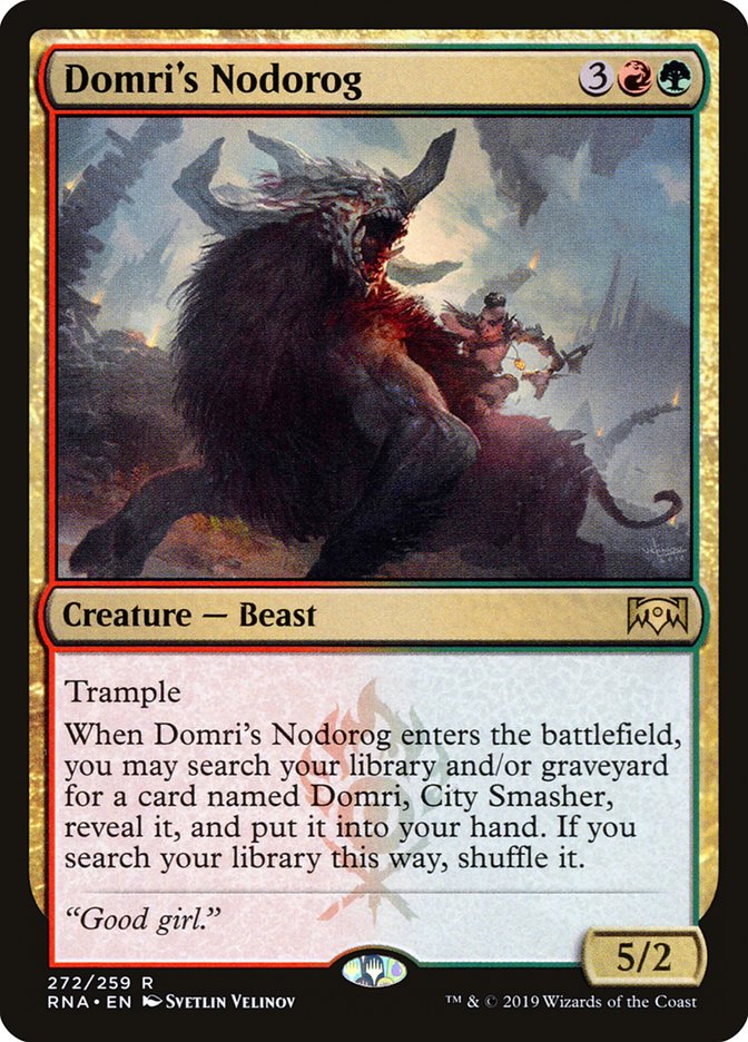 Domri's Nodorog [Ravnica Allegiance] Magic: The Gathering