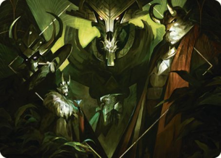Meeting of the Five Art Card [Streets of New Capenna Art Series] Magic: The Gathering