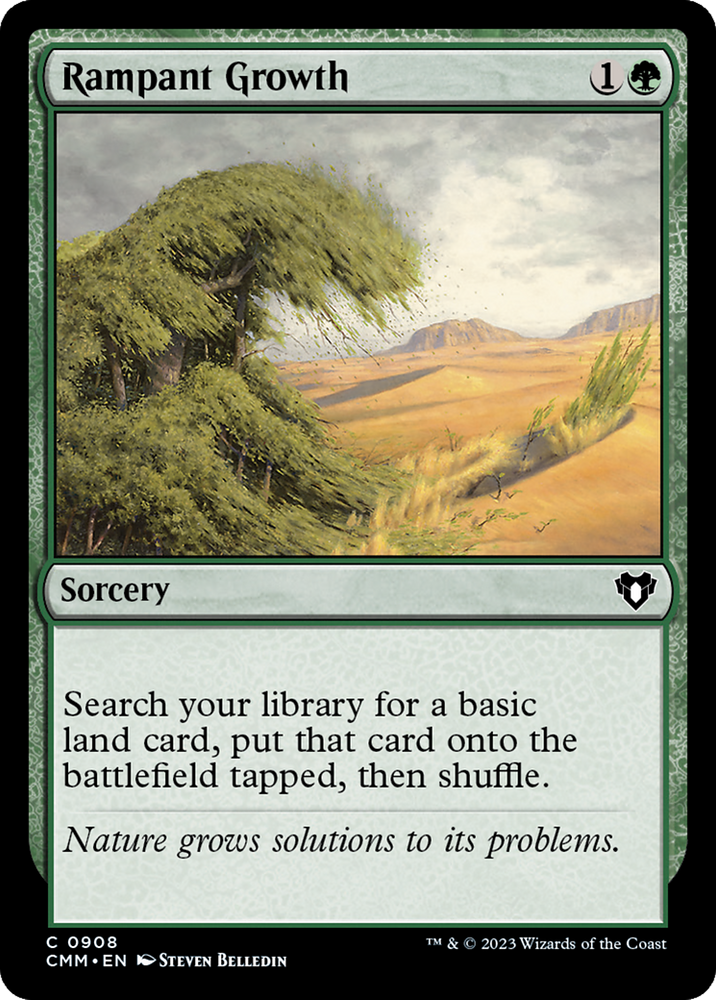 Rampant Growth [Commander Masters] Magic: The Gathering