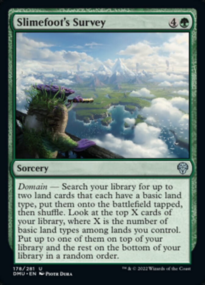 Slimefoot's Survey [Dominaria United] Magic: The Gathering