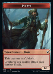 Pirate // Goblin Double-Sided Token [Commander Legends: Battle for Baldur's Gate Tokens] Magic: The Gathering