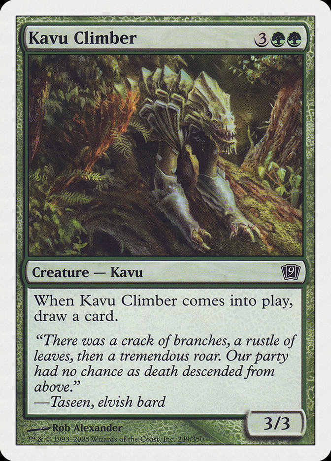 Kavu Climber [Ninth Edition] Magic: The Gathering