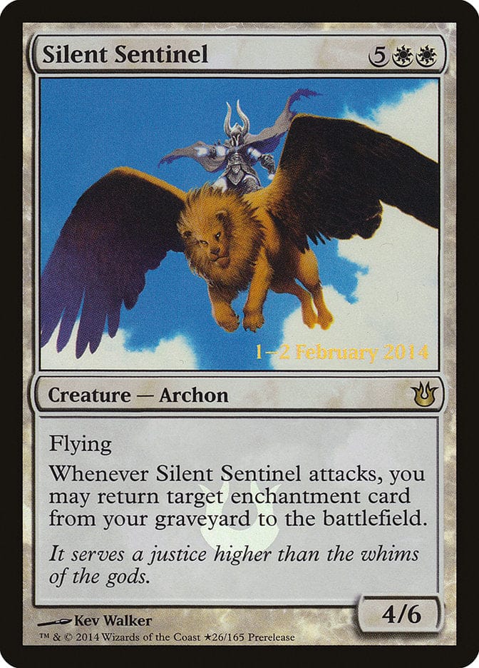 Silent Sentinel [Born of the Gods Prerelease Promos] Magic: The Gathering