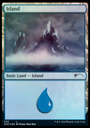 Island (Spirits) (553) [Secret Lair Drop Promos] Magic: The Gathering