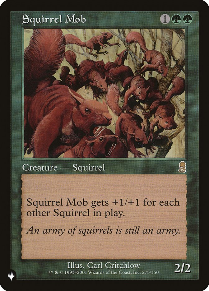 Squirrel Mob [The List] Magic: The Gathering