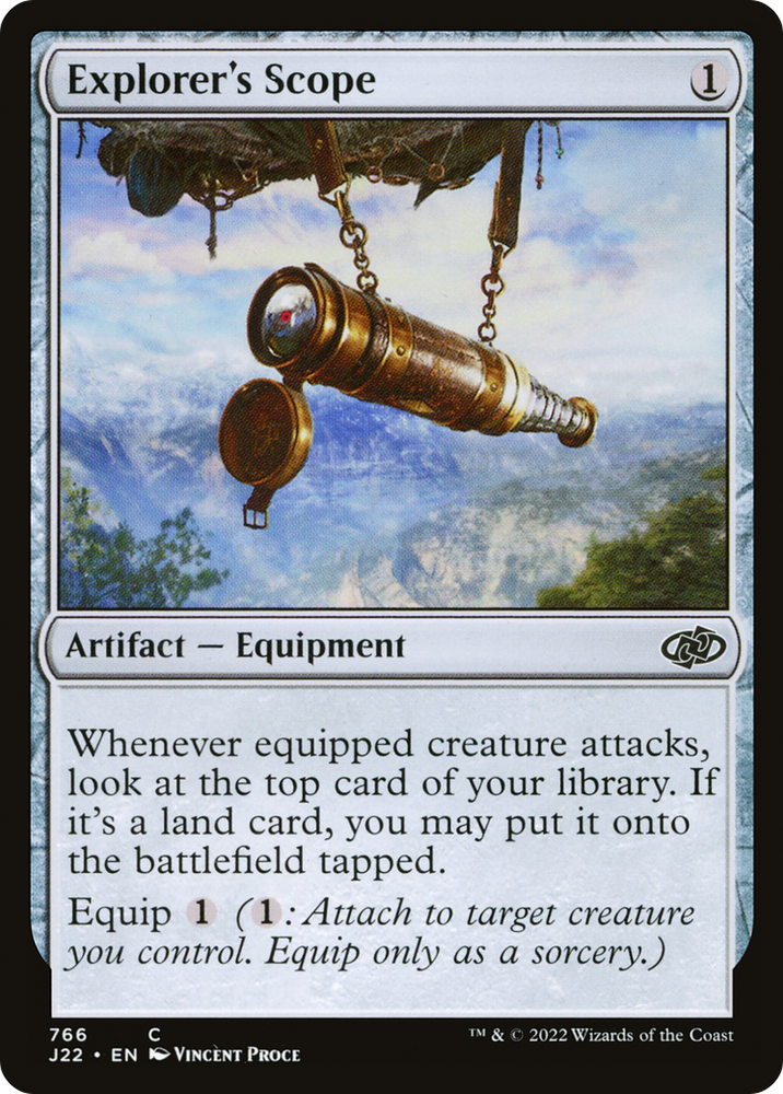 Explorer's Scope [Jumpstart 2022] Magic: The Gathering