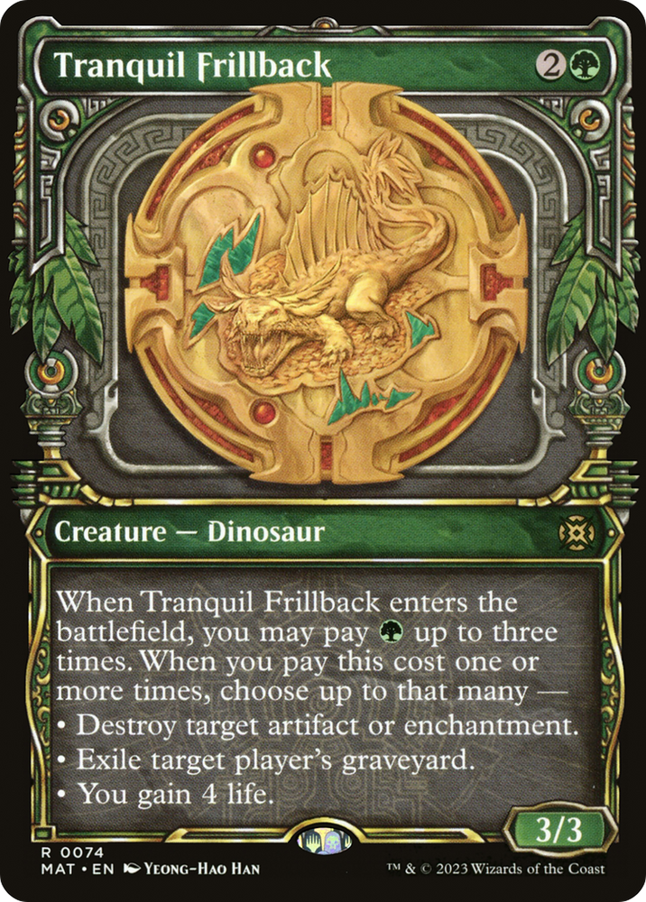 Tranquil Frillback (Showcase) [March of the Machine: The Aftermath] Magic: The Gathering