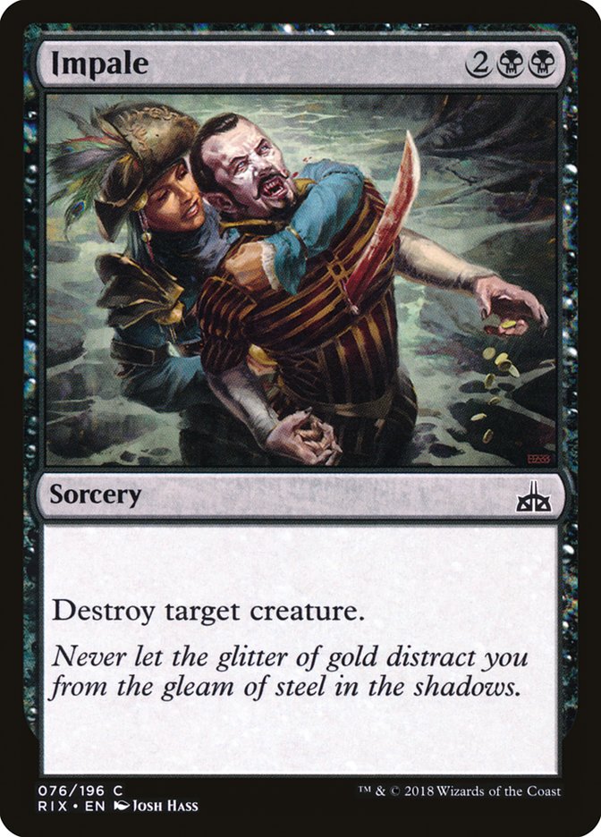 Impale [Rivals of Ixalan] Magic: The Gathering