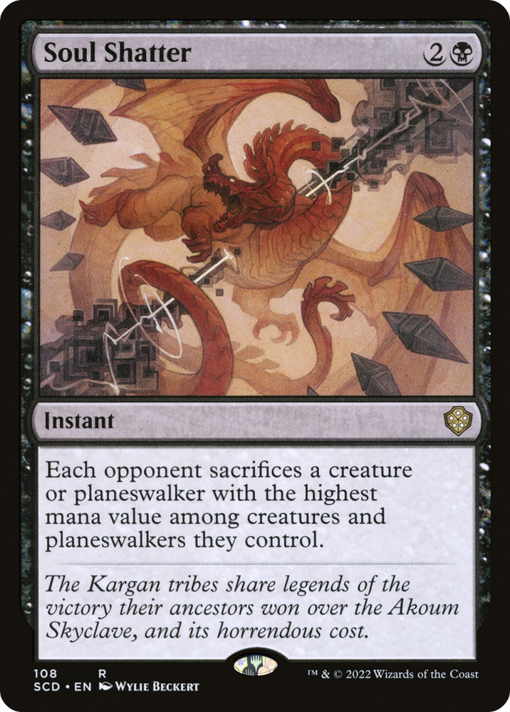 Soul Shatter [Starter Commander Decks] Magic: The Gathering
