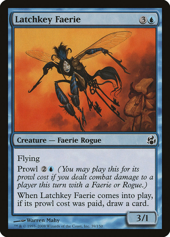 Latchkey Faerie [Morningtide] Magic: The Gathering