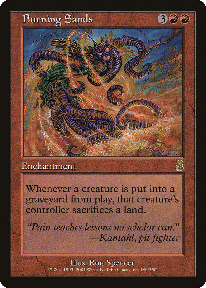 Burning Sands [Odyssey] Magic: The Gathering
