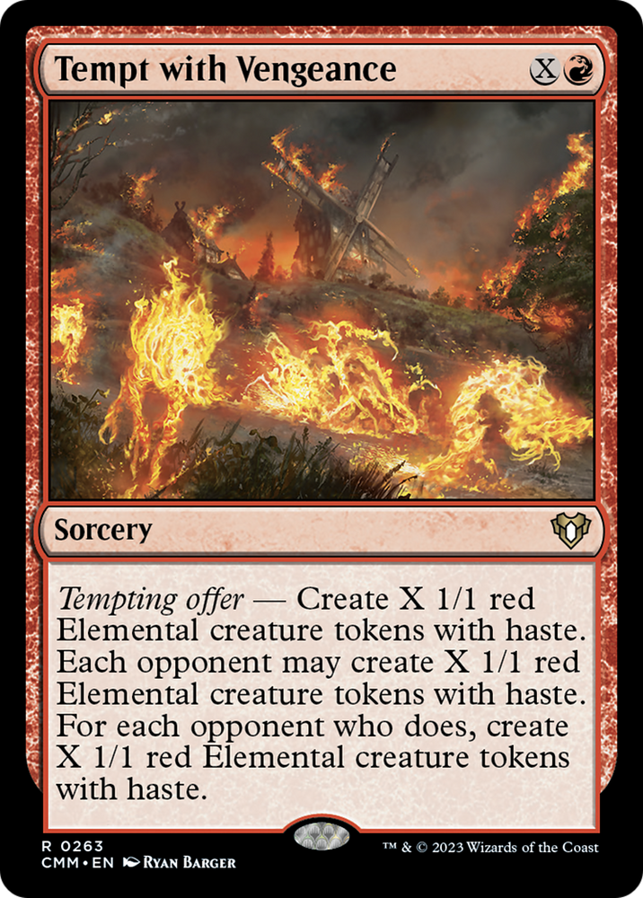 Tempt with Vengeance [Commander Masters] Magic: The Gathering