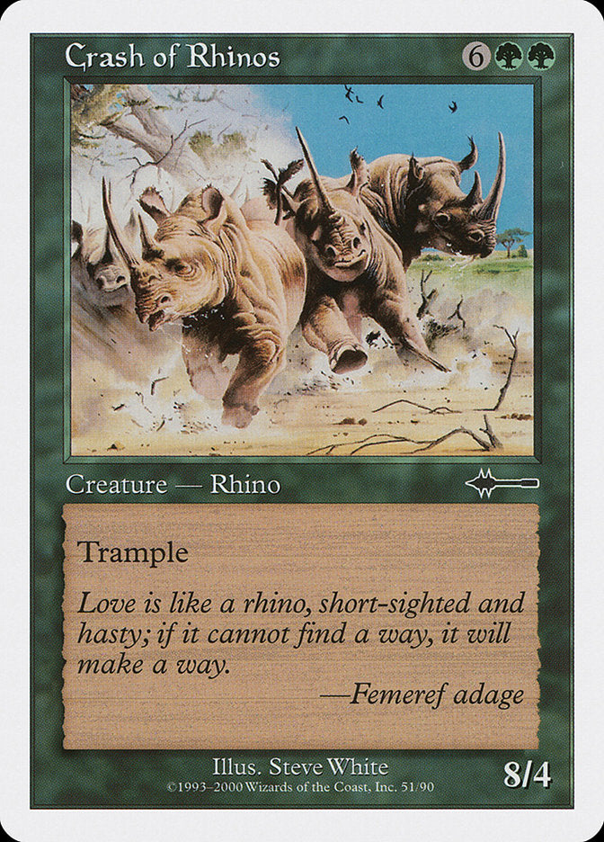Crash of Rhinos [Beatdown] Magic: The Gathering