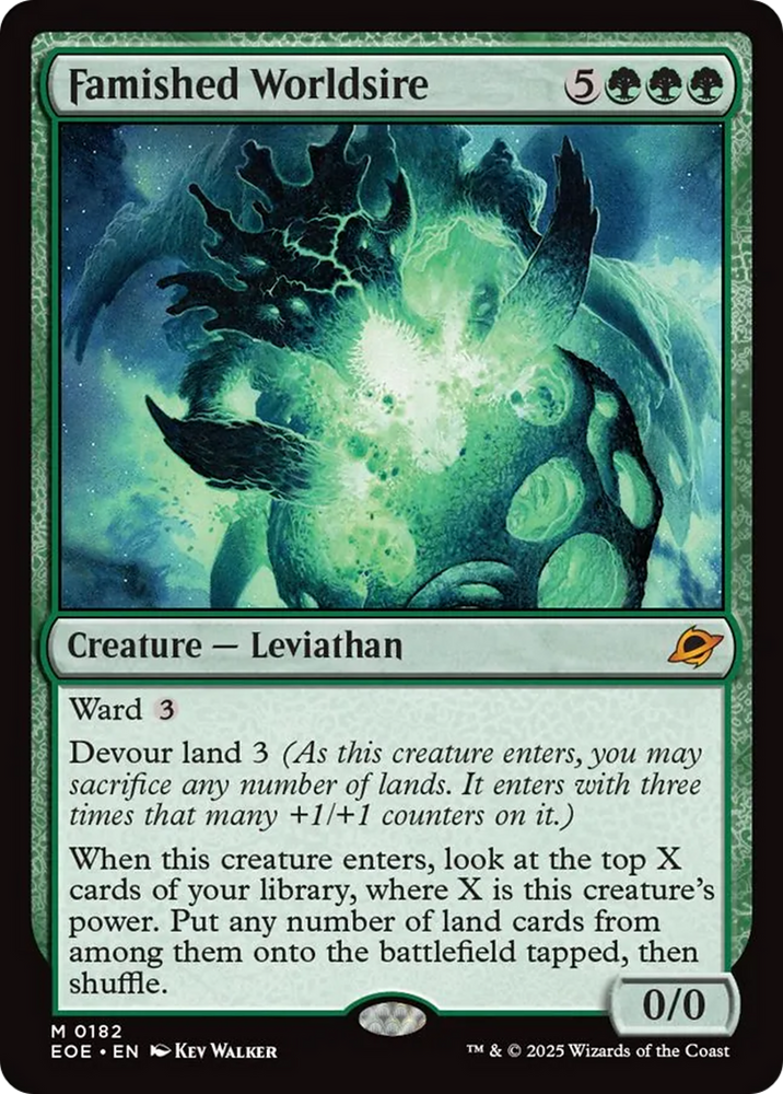 Famished Worldsire [Edge of Eternities] Magic: The Gathering