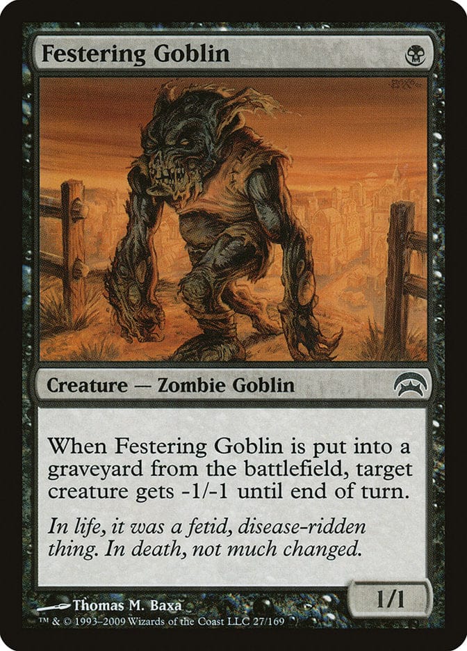Festering Goblin [Planechase] Magic: The Gathering