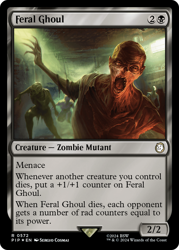 Feral Ghoul (Surge Foil) [Fallout] Magic: The Gathering