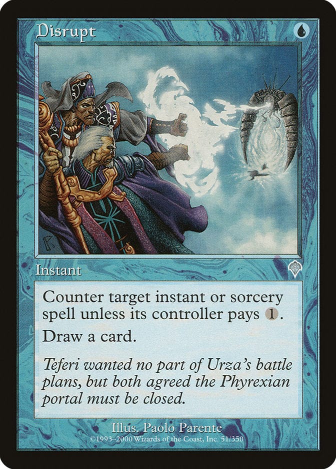Disrupt [Invasion] Magic: The Gathering
