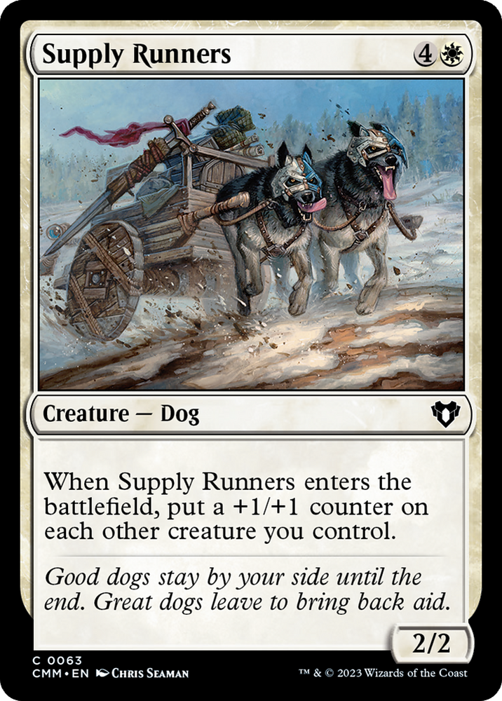 Supply Runners [Commander Masters] Magic: The Gathering