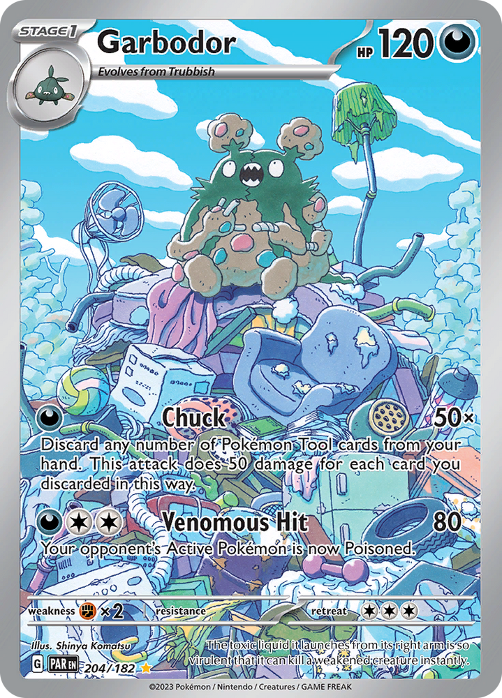 Garbodor (204/182) [Scarlet & Violet: Paradox Rift] Pokémon