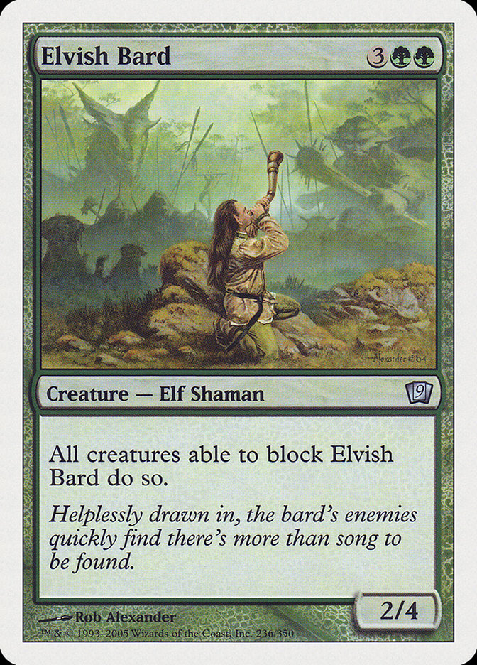 Elvish Bard [Ninth Edition] Magic: The Gathering
