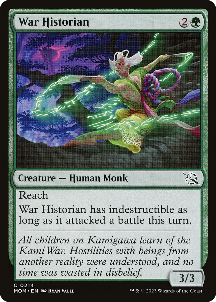 War Historian [March of the Machine] Magic: The Gathering