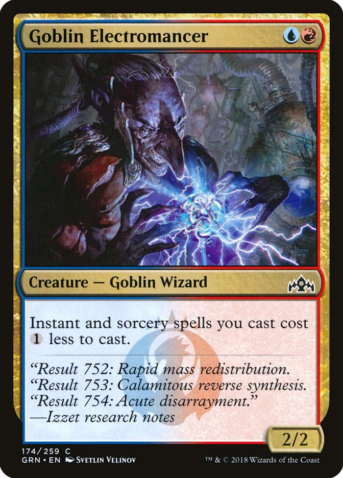 Goblin Electromancer [Guilds of Ravnica] Magic: The Gathering