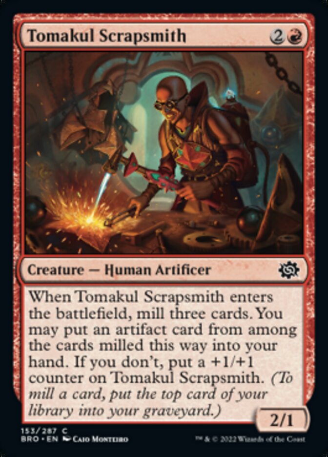 Tomakul Scrapsmith [The Brothers' War] Magic: The Gathering