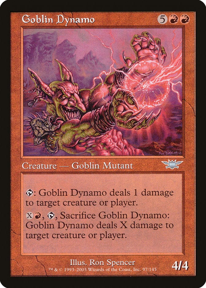 Goblin Dynamo [Legions] Magic: The Gathering