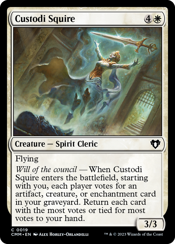 Custodi Squire [Commander Masters] Magic: The Gathering